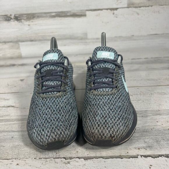 Nike Dualtone Racer Gray Running Shoes Sneakers Lace Up Size 5.5 - Picture 4 of 8